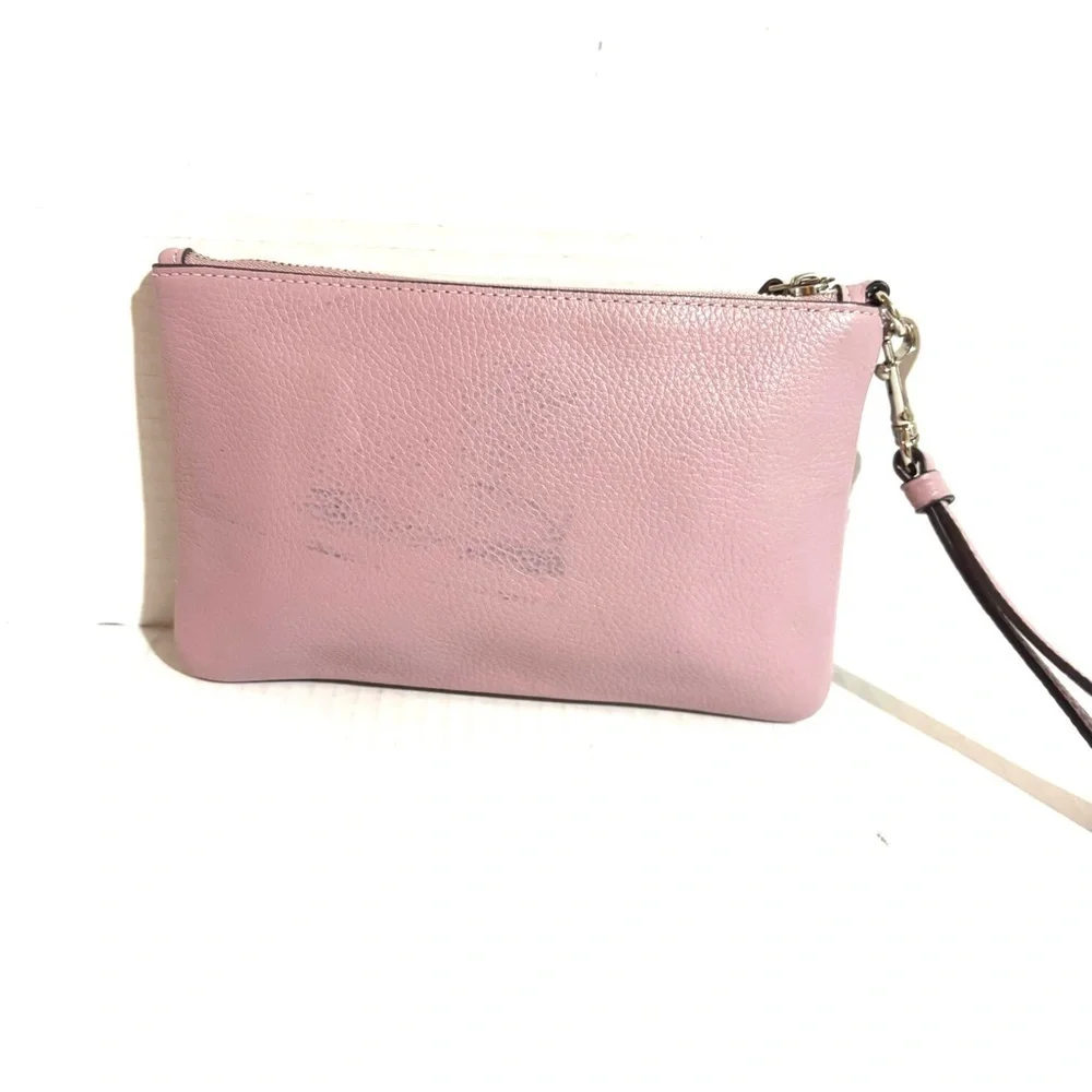 Coach Pink Wristlet Bag